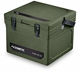 DOMETIC Cool-Ice WCI 22 Isolierbox, grüne Kühlbox 22 l für Angler