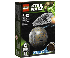 LEGO Star Wars - Republic Assault Ship & Planet Coruscant (75007)