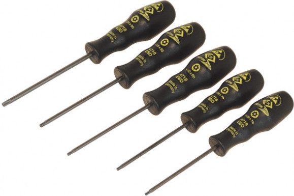 C.K Tools 5 Piece ESD Torx Screwdriver Set