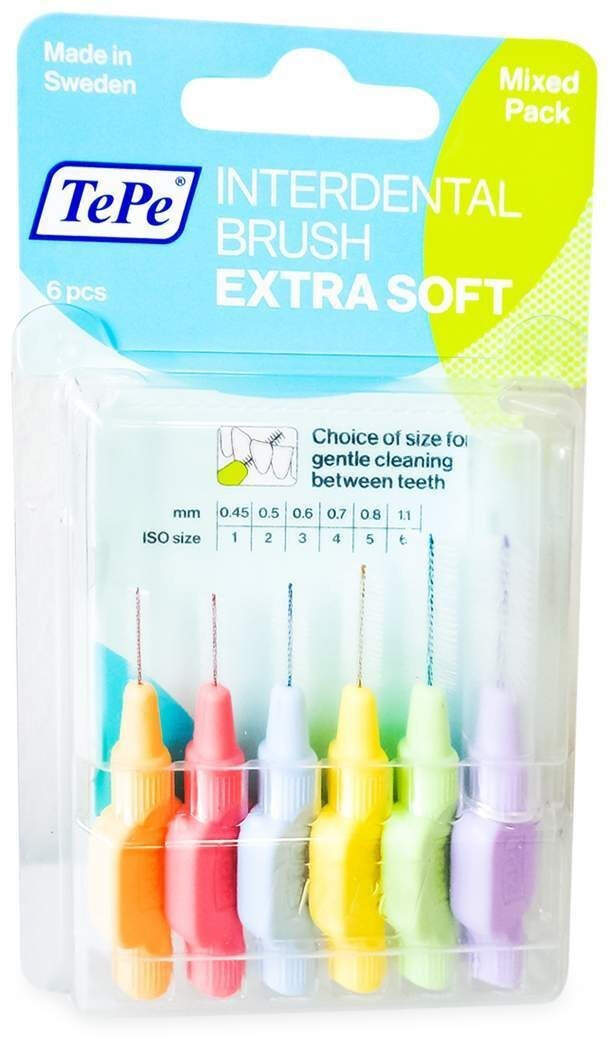 TePe Interdental Brush x-soft mixed (6 pcs)