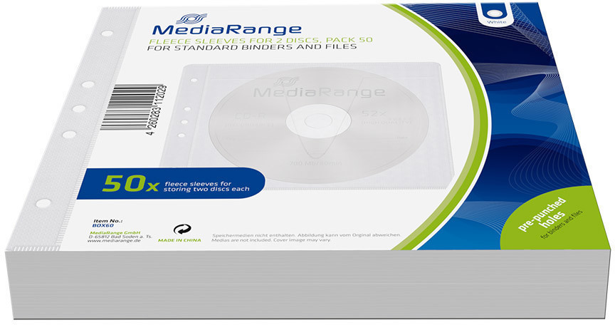 MEDIARANGE BOX34-4  MediaRange BOX34-4 étui disque optique Boîtier double  4 disques Noir