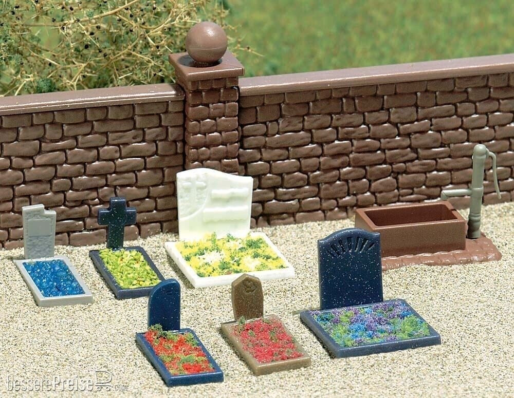 Busch « Cimetière » scène miniature (7662)
