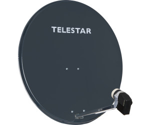 Telestar Digirapid 80 Satellitenantenne 80 Cm Aluminium Sat-Spiegel (Grau) Von Expert Technomarkt
