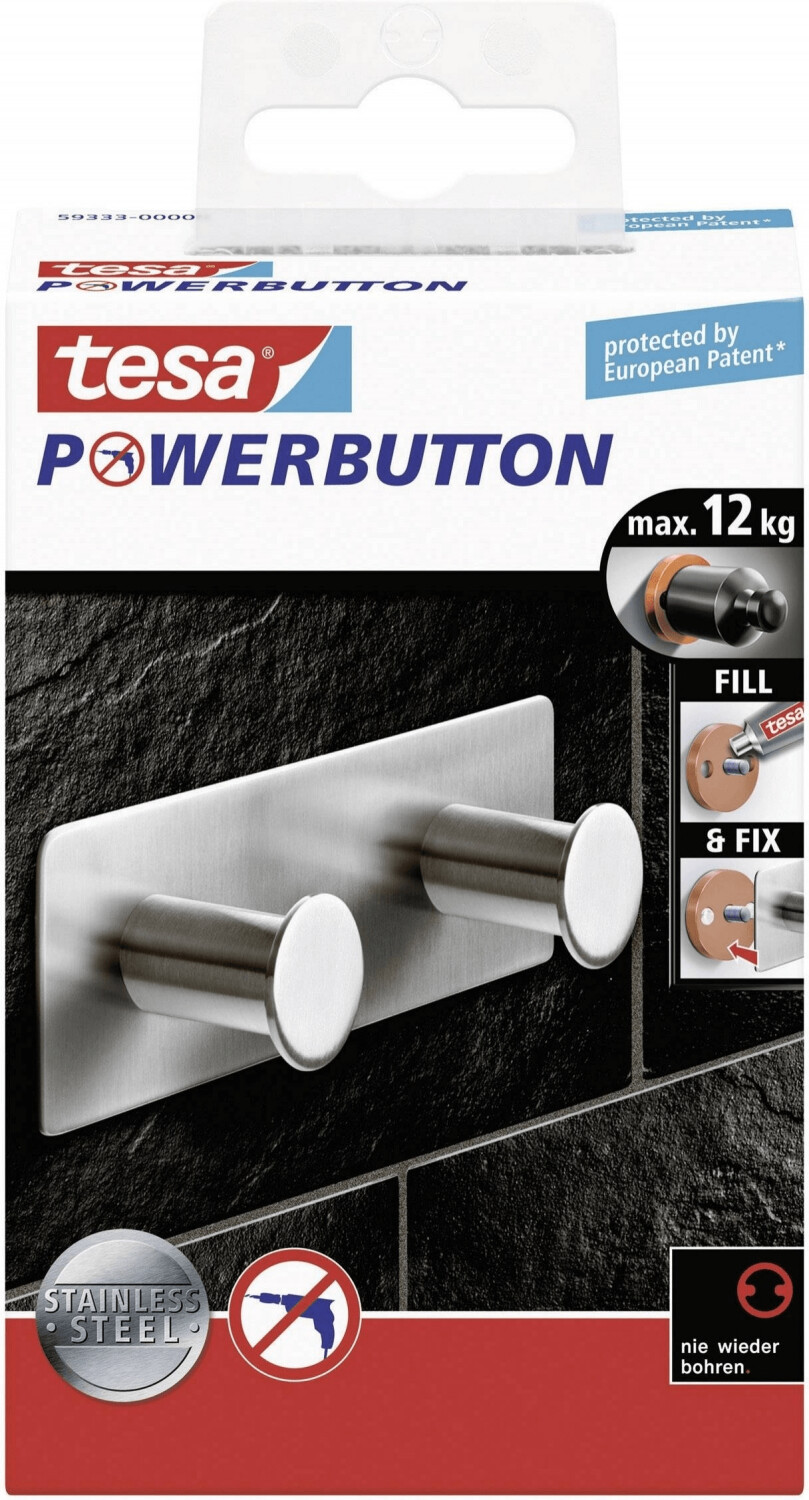 Tesa Powerbutton - Multi-crochets classiques duo