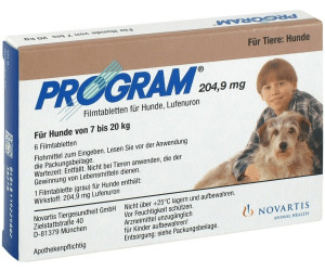 Novartis Program 204 9 Mg Vet H 7 20 Filmtabletten 6 Stuck Ab 45 28 Preisvergleich Bei Idealo De
