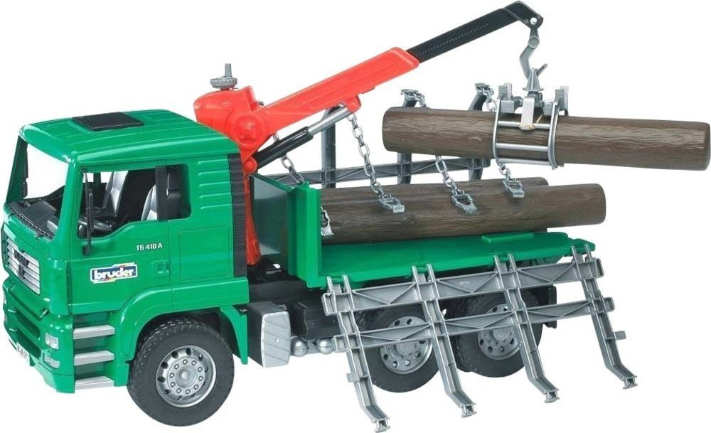 Bruder MAN Timber Truck with Loading Crane (02769)