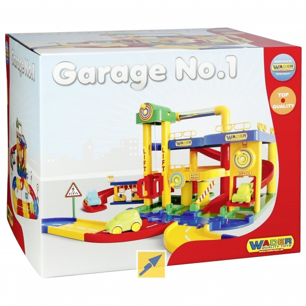 Wader Garage No. 1 avec 5 voitures (05080)