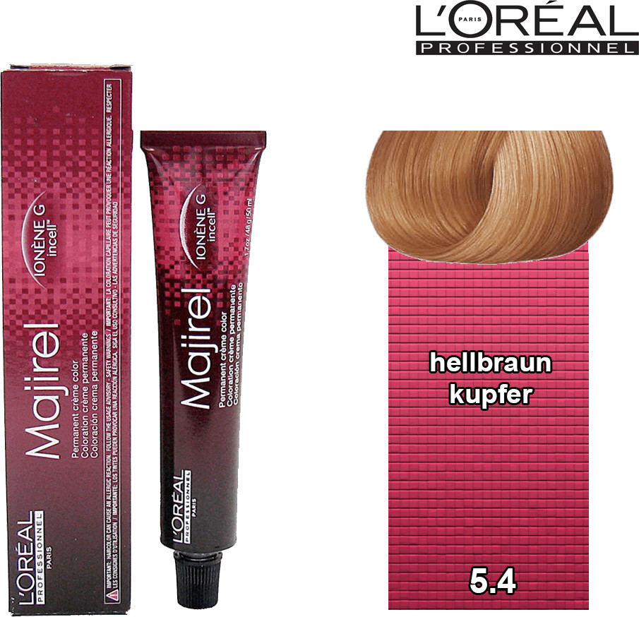 L'Oréal Majirel 5.4 châtain clair cuivré (50 ml)