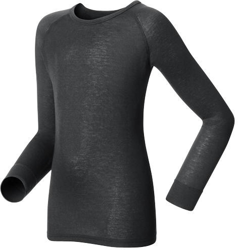 Odlo T-shirt chaud enfant mixte Warm noir
