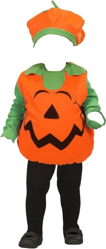 Widmann Costume de citrouille avec chapeau