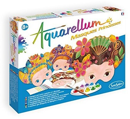 Sentosphère Aquarellum - Masques princesses (6411)
