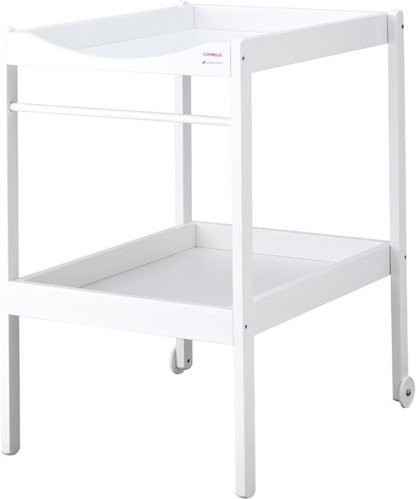 Combelle Table à langer en bois Alice blanc