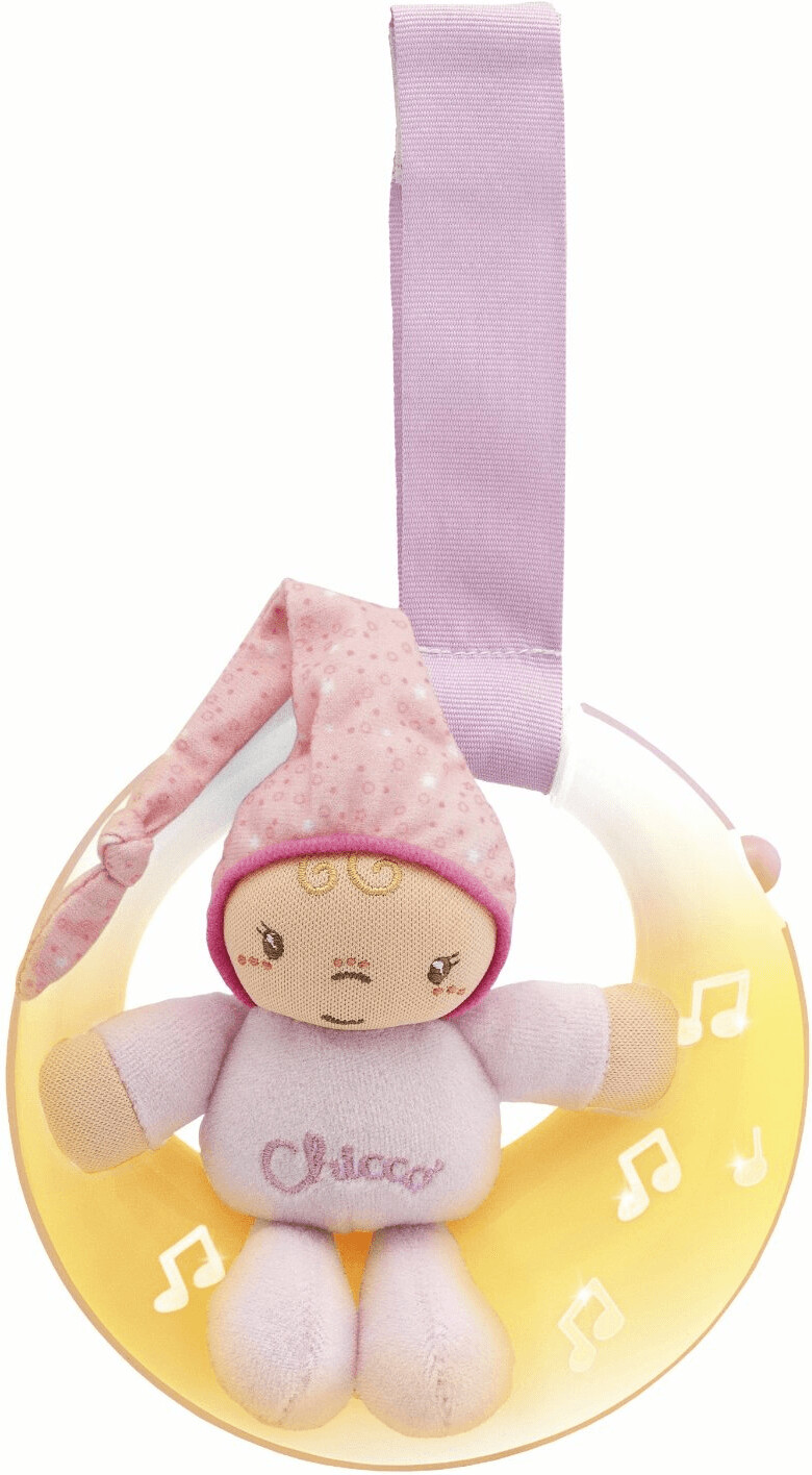 Chicco Veilleuse musicale petite lune rose
