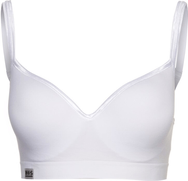 H.I.S Jeans Sports Push Up Bra white