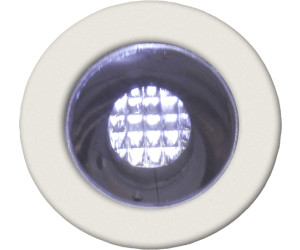 LED-Einbauleuchte BRILLIANT COSA 15 LED IP44 10er Set Edelstahl Blau