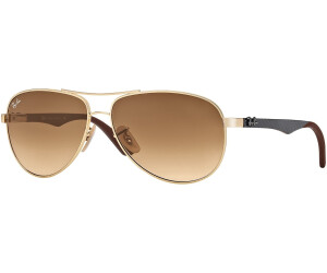 Ray Ban RB8313 001 51 gold brown brown gradient ab 112 50 Preisvergleich bei idealo