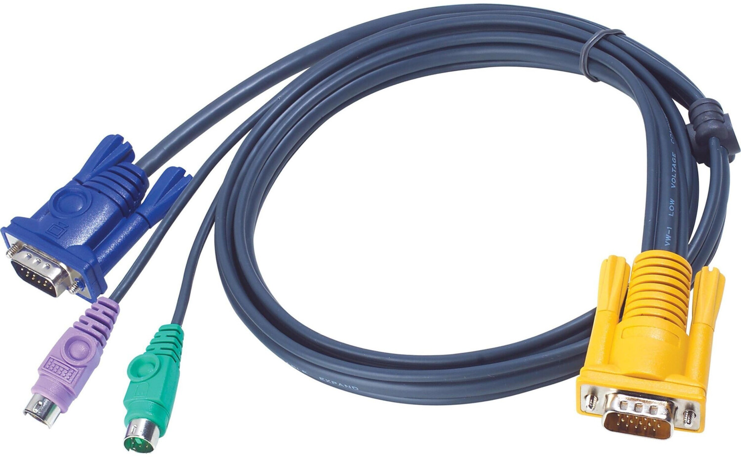 Aten PS/2 KVM Cable, 1.2m (2L-5201P)