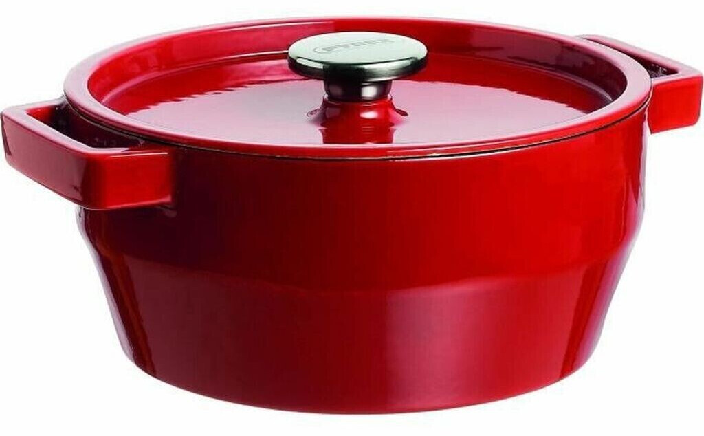 SlowCook Cast iron red oval Casserole - compatible with oven and induc -  Pyrex® Webshop EU