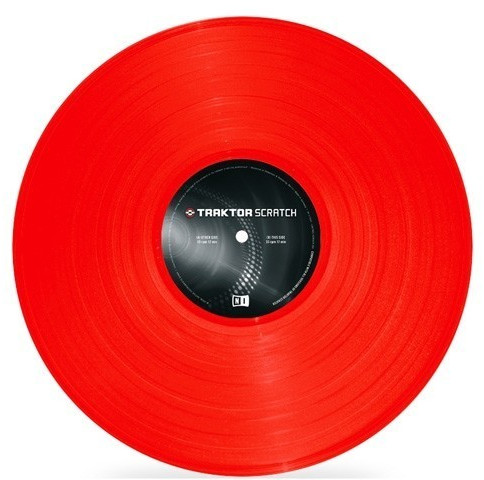 Native Instruments Traktor Scratch MKII Control Vinyl red