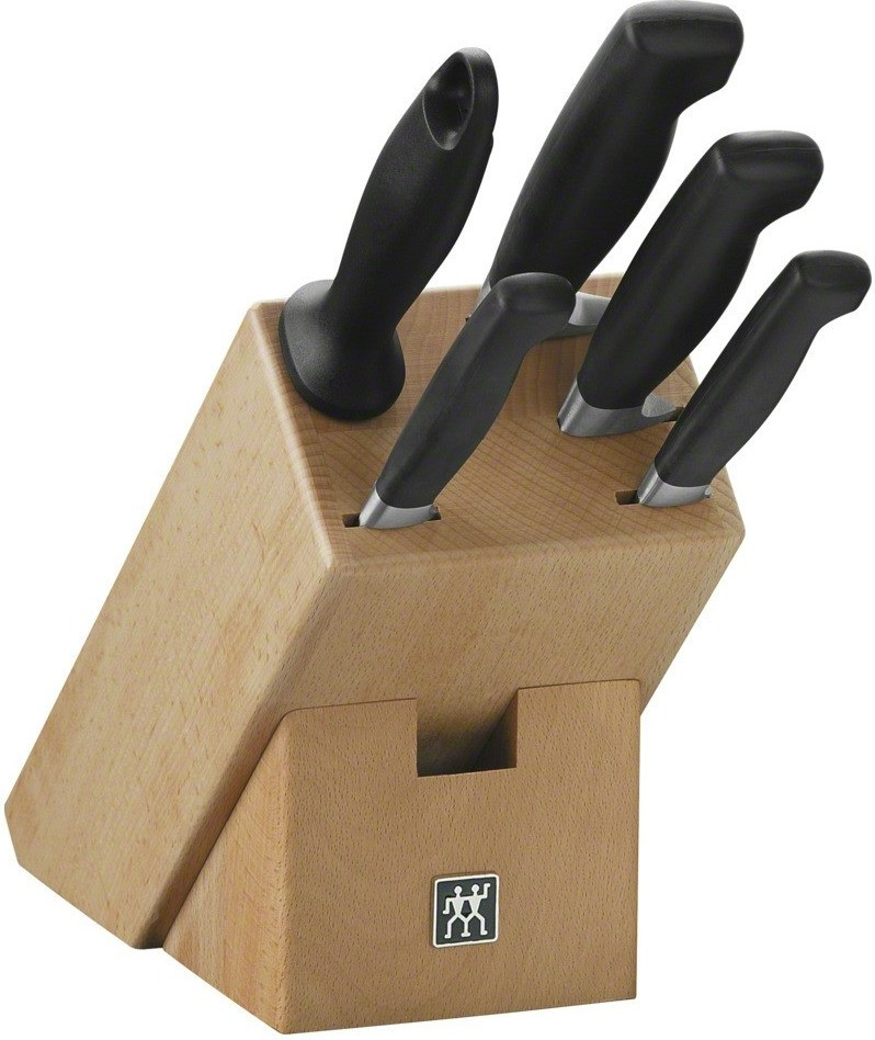 ZWILLING Vier Sterne Messerblock 6 tlg.