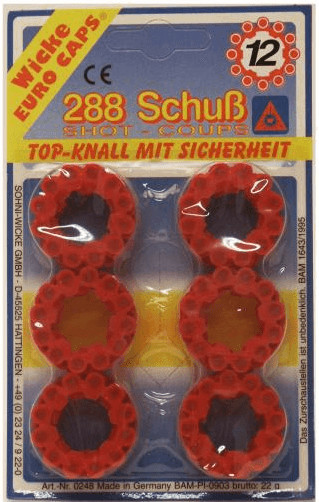 Sohni-Wicke Blister de 288 amorces pour revolver 12 coups