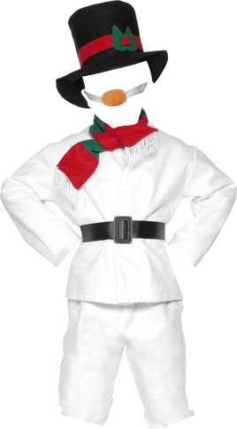 Smiffy's Costume bonhomme de neige