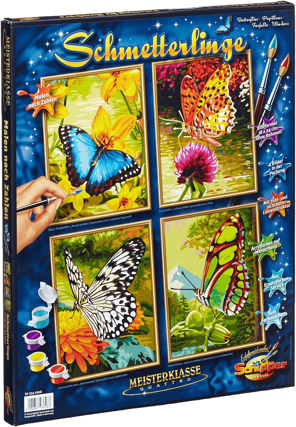 Schipper Peinture aux numéros - Papillons