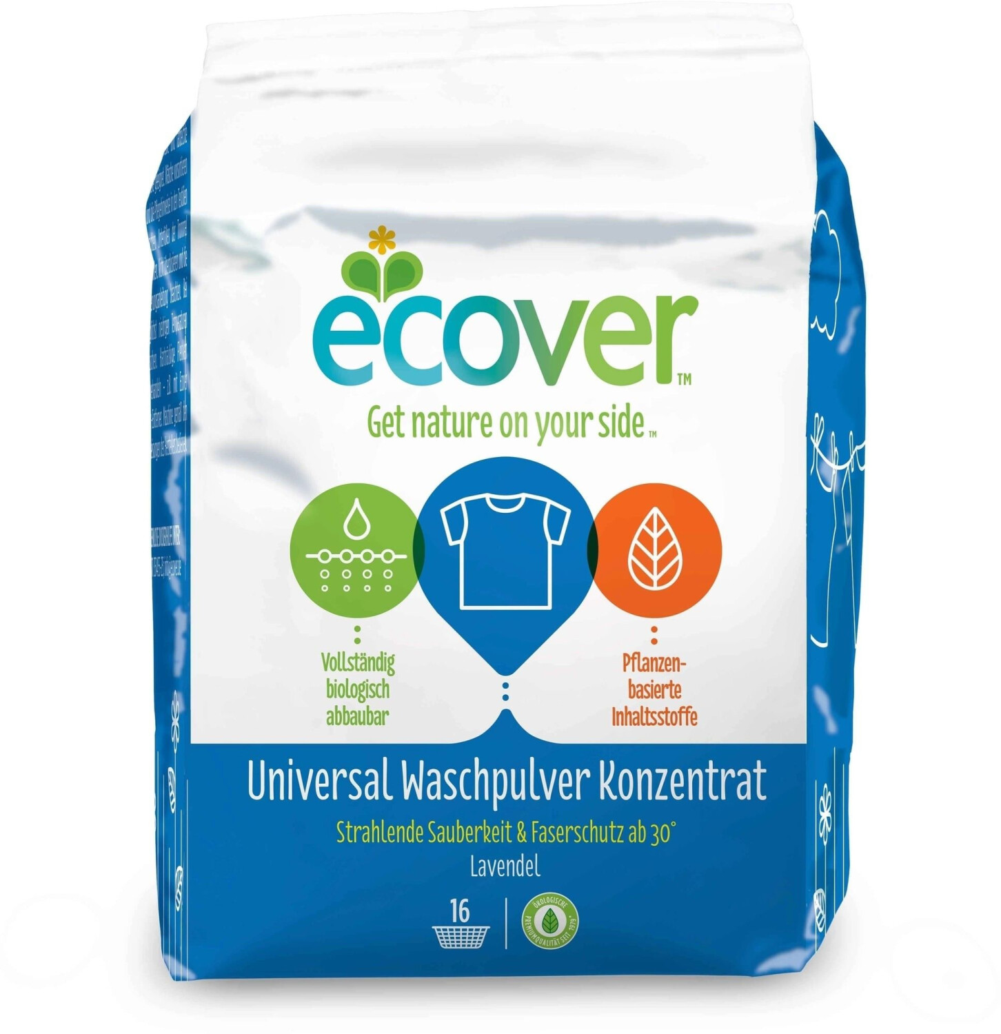 Ecover Universal Washing Powder Concentrate Lavender (1,2 kg)