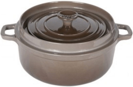 Invicta Cocotte en fonte Ø 24 cm taupe