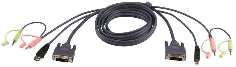 Aten USB DVI-D Dual Link KVM Cable, 1.8m (2L-7D02UD)