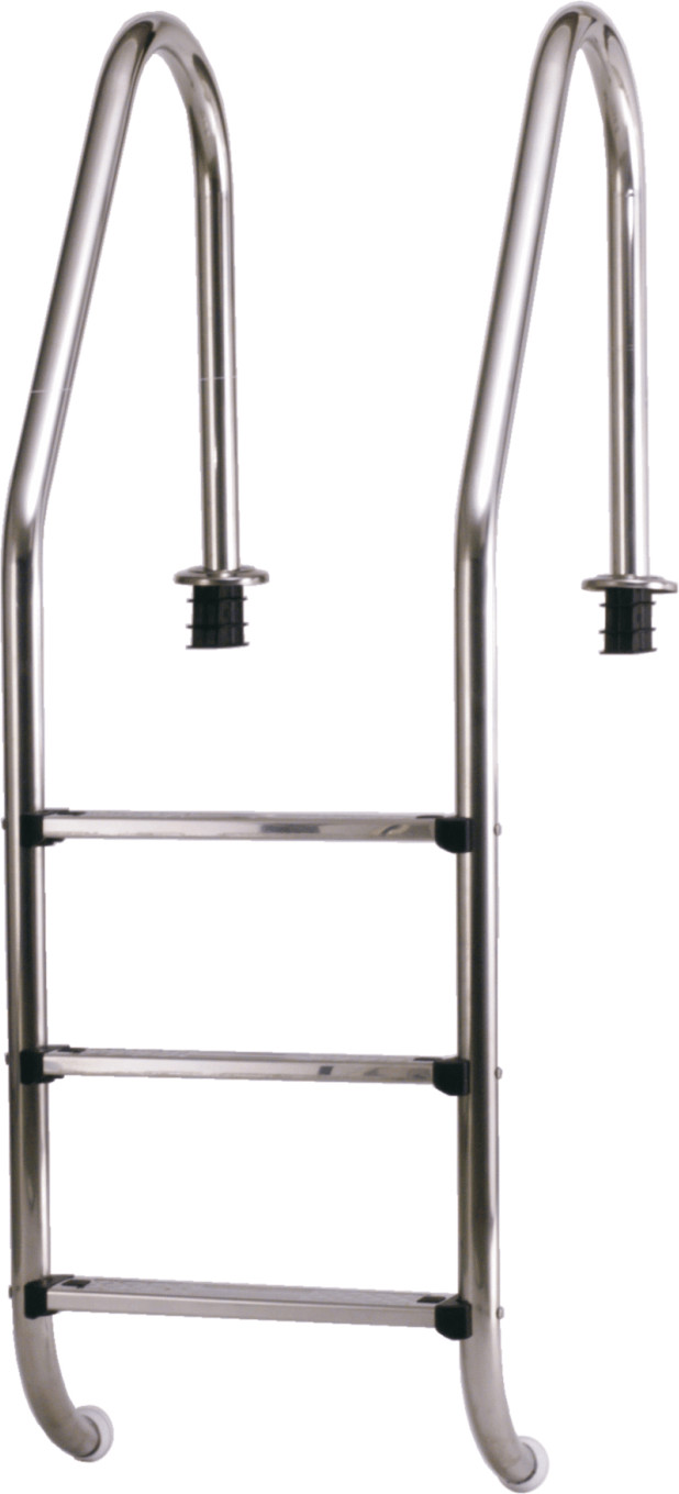 Intex Einbaubeckenleiter Edelstahl 3-stufig