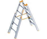 6X6 Sprossen Befied 3.8m Stehleiter Mehrzweckleiter Klappleiter Teleskopleiter aus Alu mit Rutsch-Gummi Teleskop-Design Klappleiter Ausziehbar 6X6 Sprossen 150 kg Belastbar