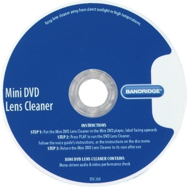 Bandridge Kit de Nettoyage pour lecteur DVD BSC268
