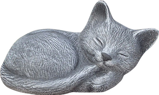 Tiefes-Kunsthandwerk Chat dormant (petit modèle)