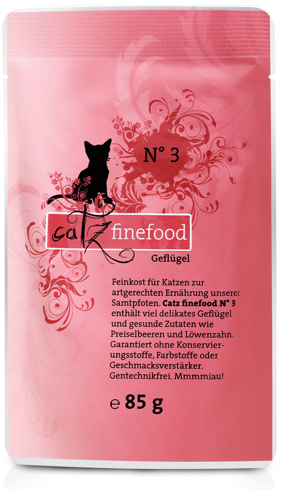 Catz finefood N° 3 volaille (85 g)