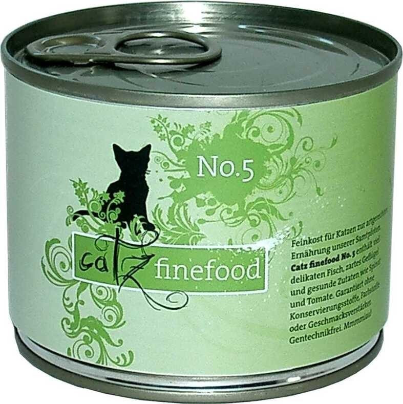 Catz finefood N° 5 saumon & volaille (200 g)