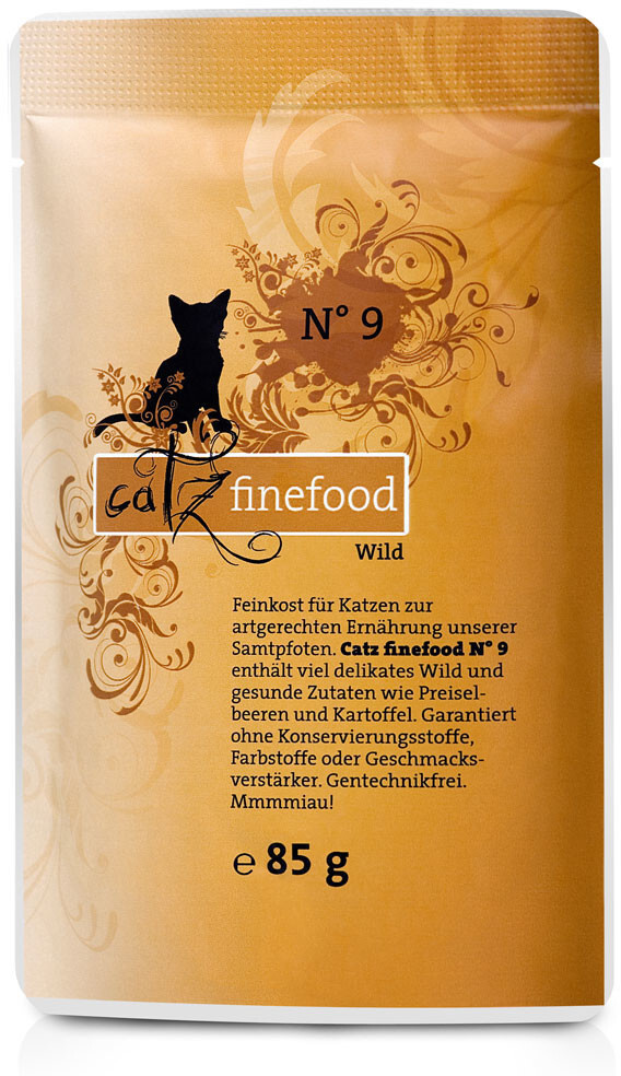 catz finefood Pâtée pour chat N° 9 gibier catz finefood Pâtée pour chat N° 9 gibier