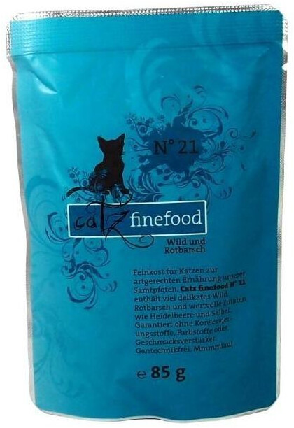 catz finefood Classic No.21 Game & Redfish 85g
