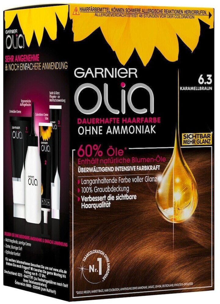 Photos - Hair Dye Garnier Olia 6.3 