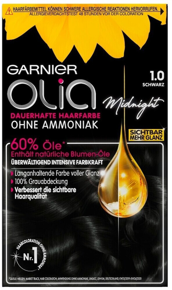 Photos - Hair Dye Garnier Olia 1.0 