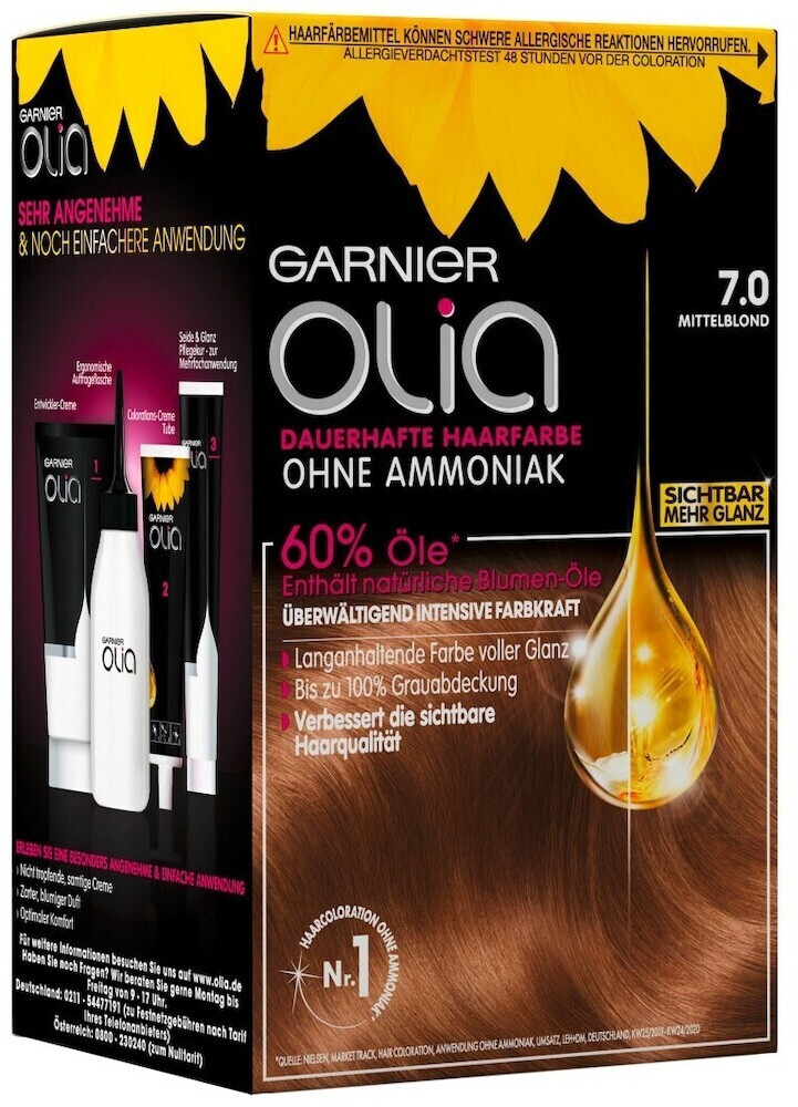 Garnier Olia 7.0 Mittelblond ab 6,95 | bei Preisvergleich €