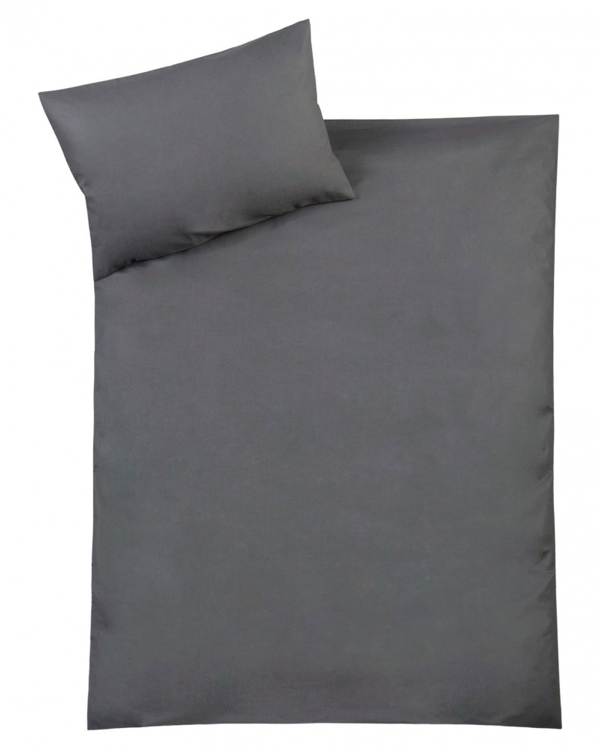 Julius Zöllner Bed Linen Uni anthracite
