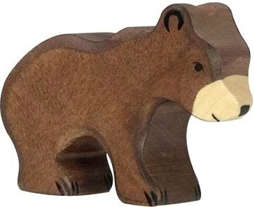 Holztiger Ours brun petit