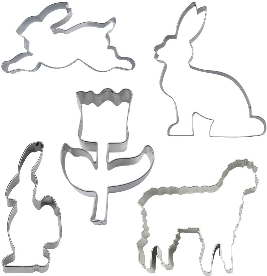 Städter Lot de 5 emporte-pièces à pâtisserie Pâques
