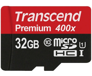 Transcend microSDHC 32 Go Classe 10 UHS-I (TS32GUSDU1) au meilleur prix sur