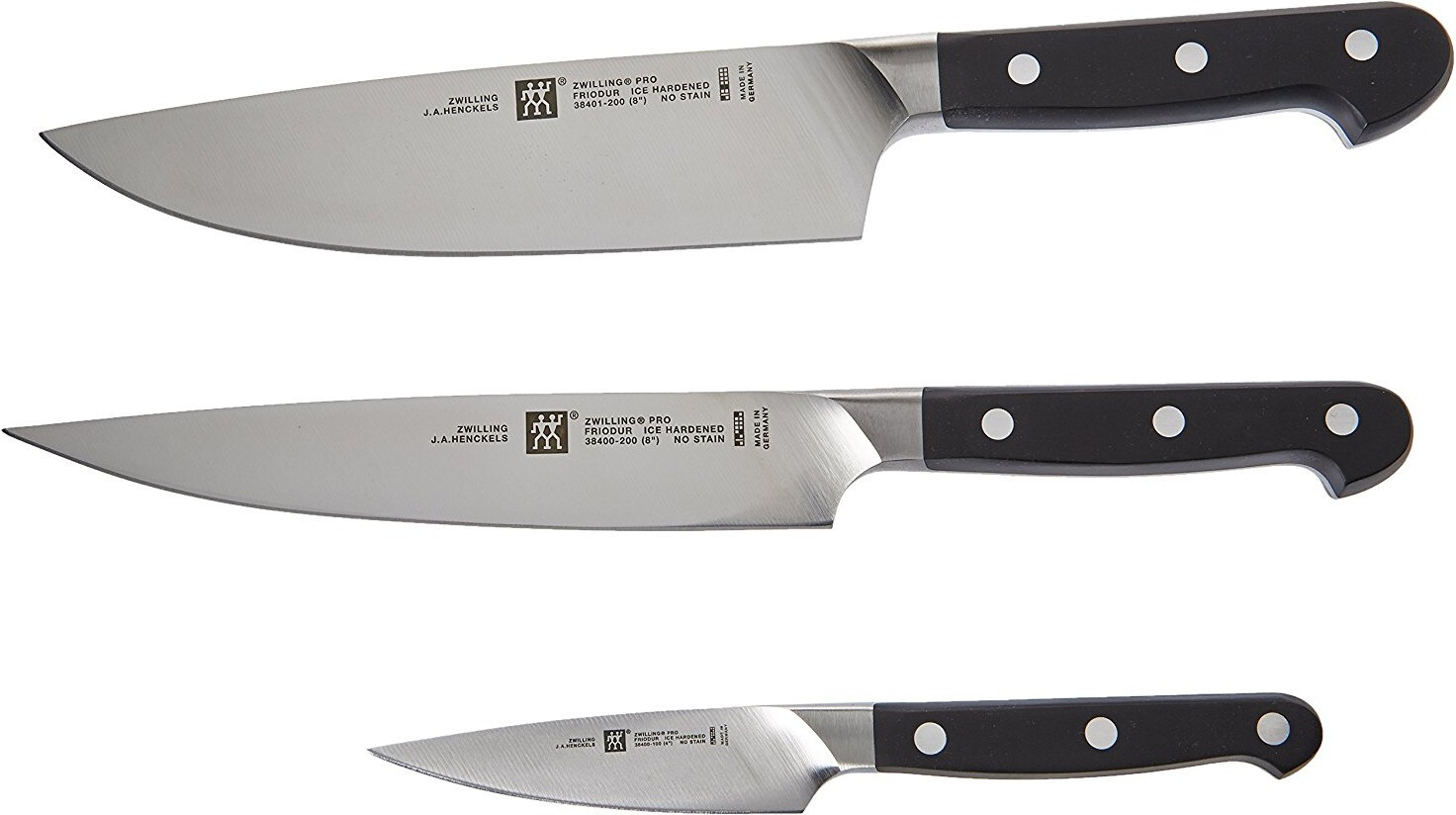 Zwilling Set de 3 couteaux Pro (384300070)