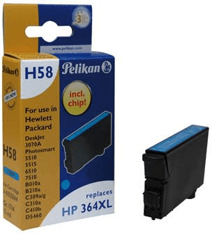 Pelikan H58 pour HP 364XL cyan (4105844)