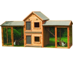 Promex Kleintiervilla Maxi mit 2 Auslaufgehegen und Stall