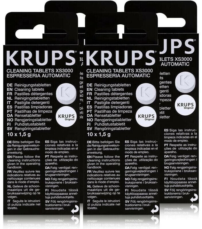 Krups XS3000 Pastillas de limpieza para máquina automático EA82 y