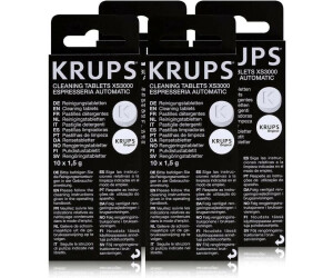 Krups XS3000 Cleaning Tablets 1 - Pack,Transparent, Weiß
